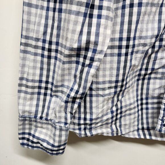 Wrangler 20X Long Sleeve Snap Pocket Western Shirt Men's XXL Plaid 1418 - Picture 4 of 8